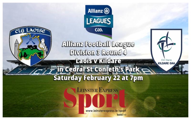 LIVE BLOG: Laois take on Kildare in the Allianz NFL Division 3 in Newbridge