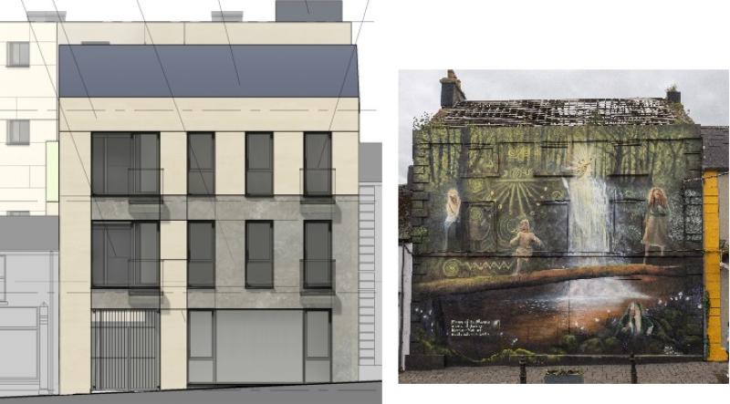 Planning approval to knock Portlaoise protected derelict hotel