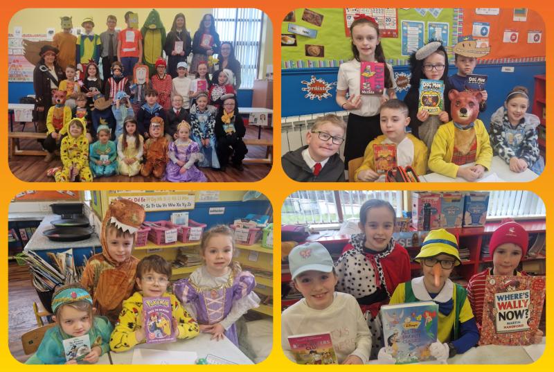 PICTURES: Laois school celebrates World Book Day with creative costumes