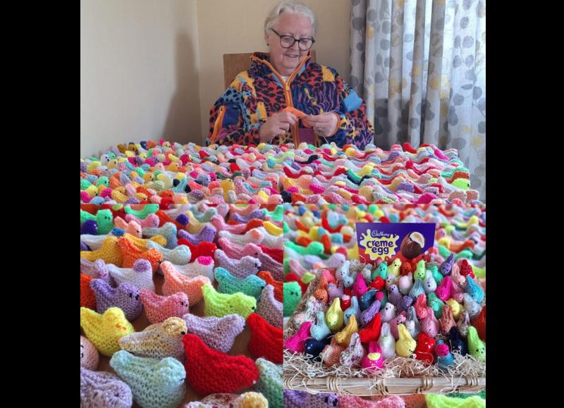 Laois grandmother sells colourful Easter chicks in honour of her grandson 
