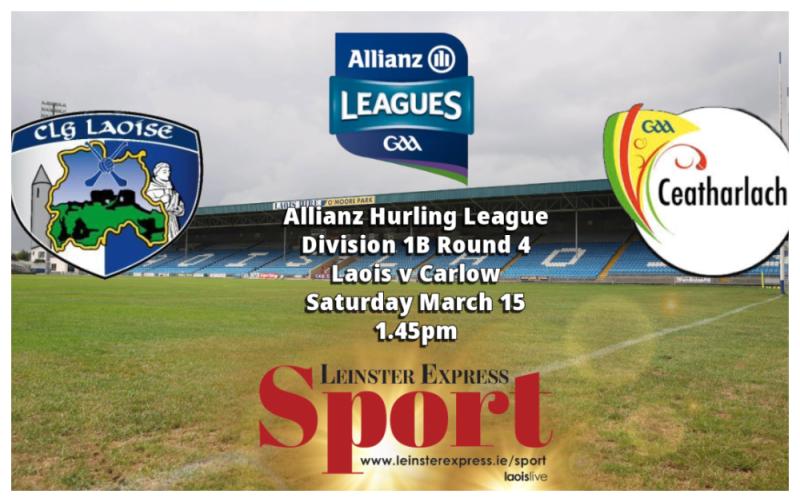 GAA LIVE BLOG DIVISION 1B: Laois hurlers take on neighbours Carlow in Portlaoise