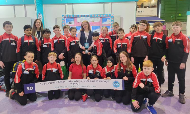Laois primary school has a blast at RDS science exhibition