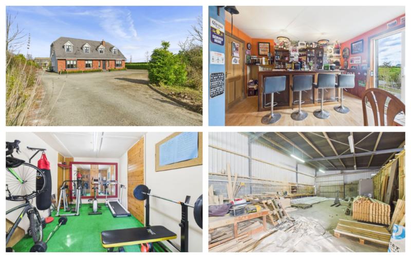 PICTURES: Impressive Laois home with bar, games room and gym hits the market 