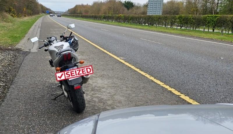 Laois Garda&iacute; stop motorbike which hadn't been taxed in over ten years 