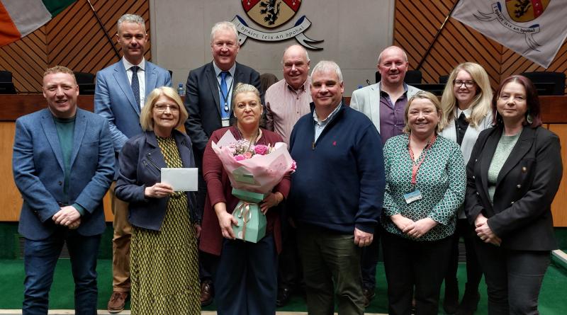 Flowers and farewells for Laois council official changing roles