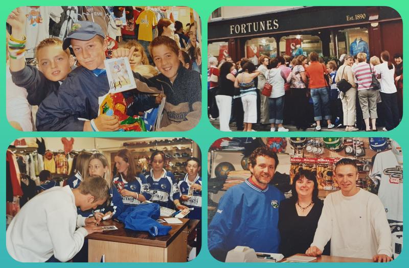 MEMORY LANE: Familiar faces at grand reopening of Laois shop in 2005