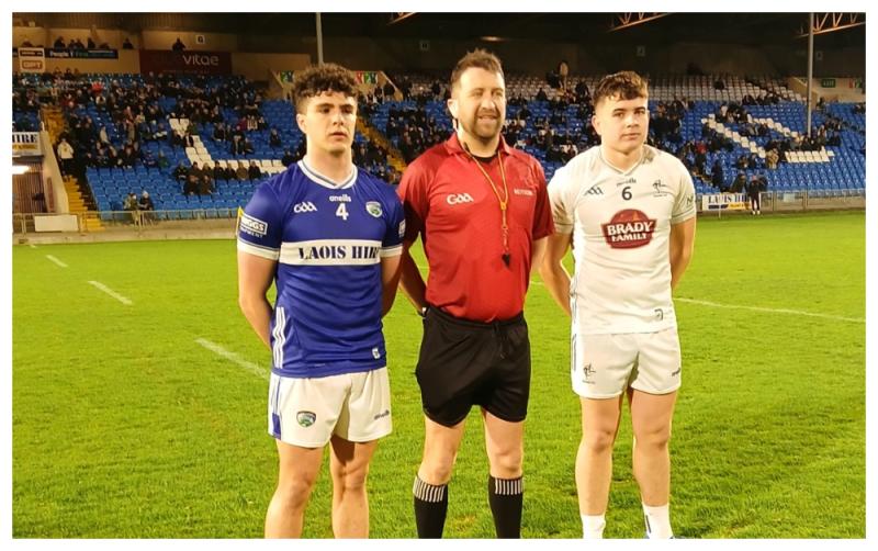 Who scored and who played in the Laois U-20 football game against Kildare.