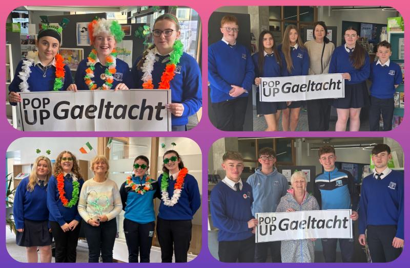 Laois school's pop-up Gaeltacht gets recognised nationally