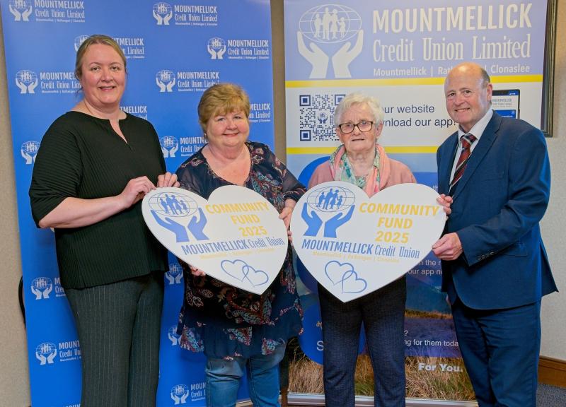 Laois volunteers awarded fantastic fund from Mountmellick Credit Union