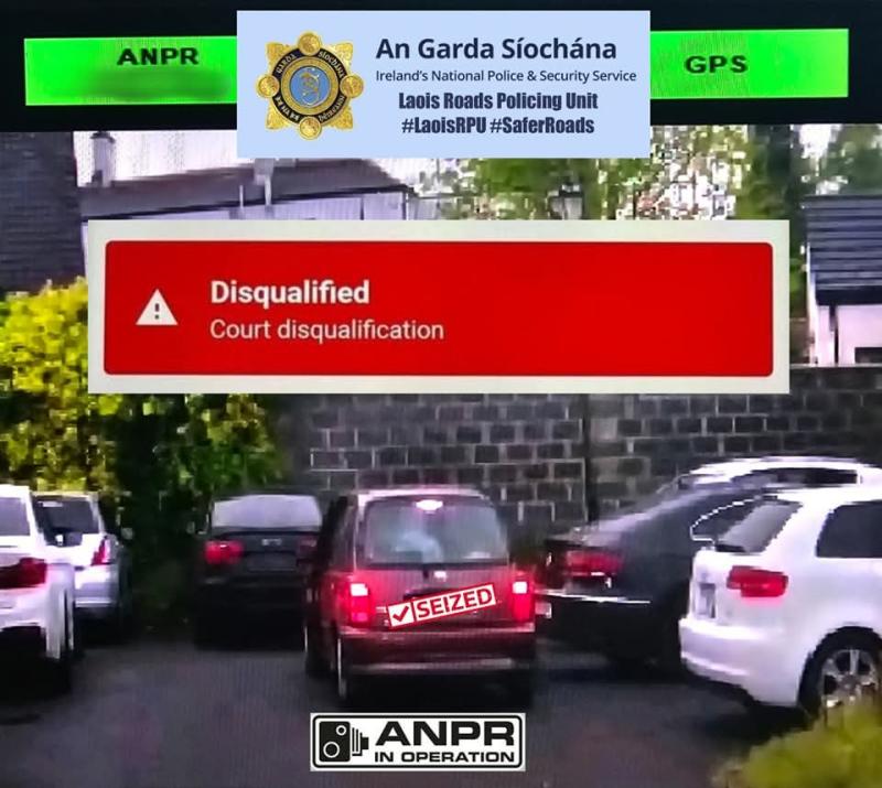 Laois garda&iacute; seize car from disqualified driver in Portlaoise 