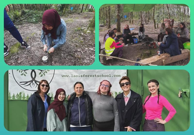PICTURES: Portlaoise students do 'hands-on' training at Laois Forest School