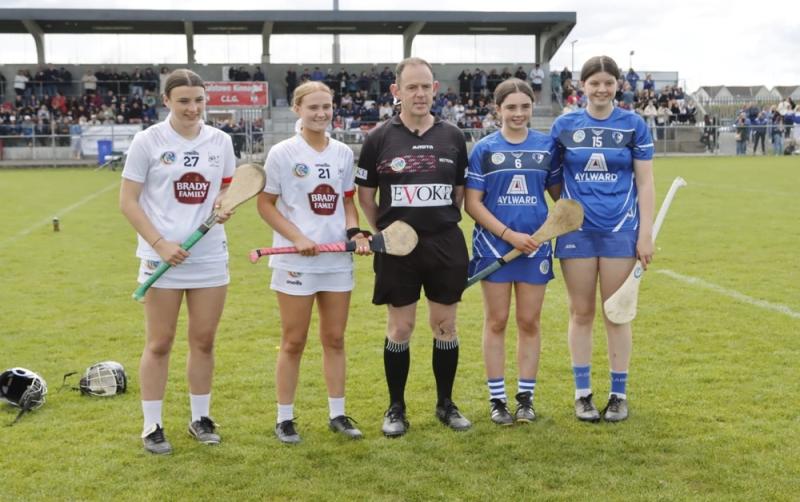 Who scored and who played as the Laois U-16 Camogie side won an All-Ireland title 