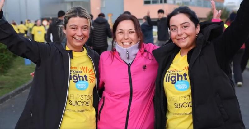 WATCH: Portlaoise shines at Darkness into Light event 
