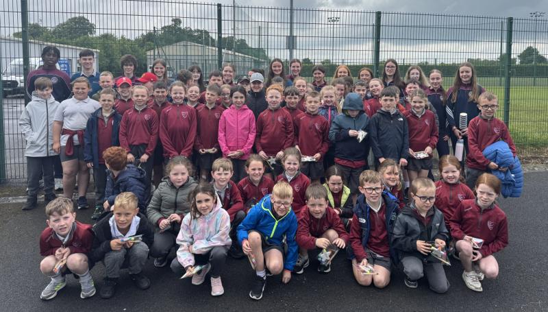 Laois TY students teach languages at local primary school