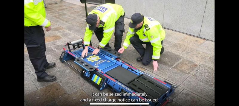 CAUGHT! This e-scooter seized amid nationwide gardai check-points testing new equipment 
