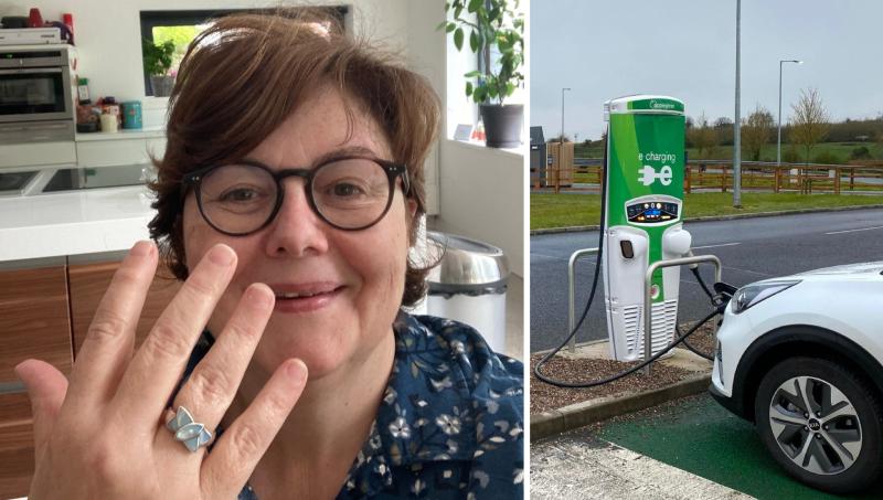 Joy as precious lost ring found at Laois service station