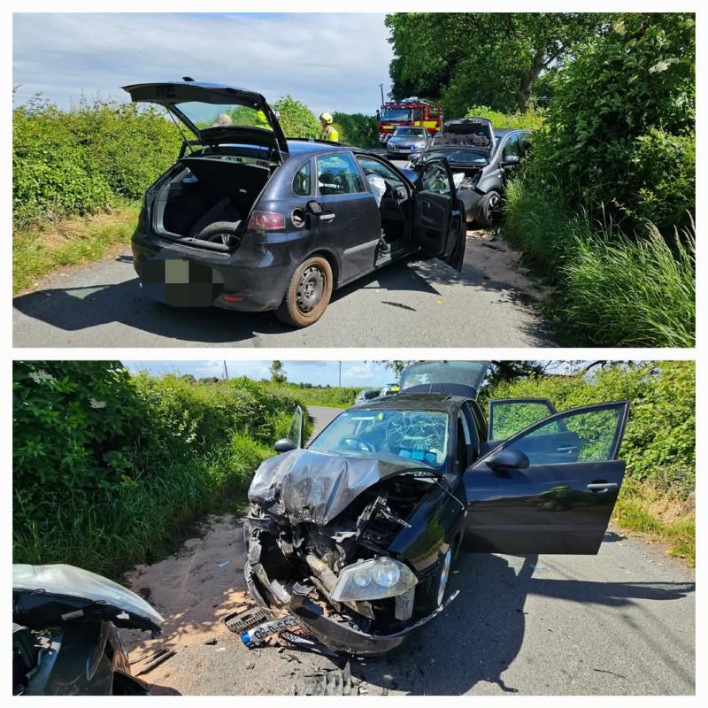 Three arrested in Laois after fleeing scene of crash 