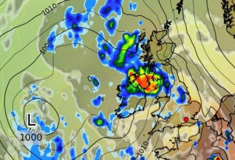 Met &Eacute;ireann warns of spot flooding and lightning damage for 21 counties across Ireland 