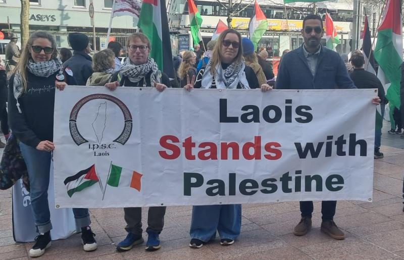 Laois Palestine group to hold rally in Portlaoise