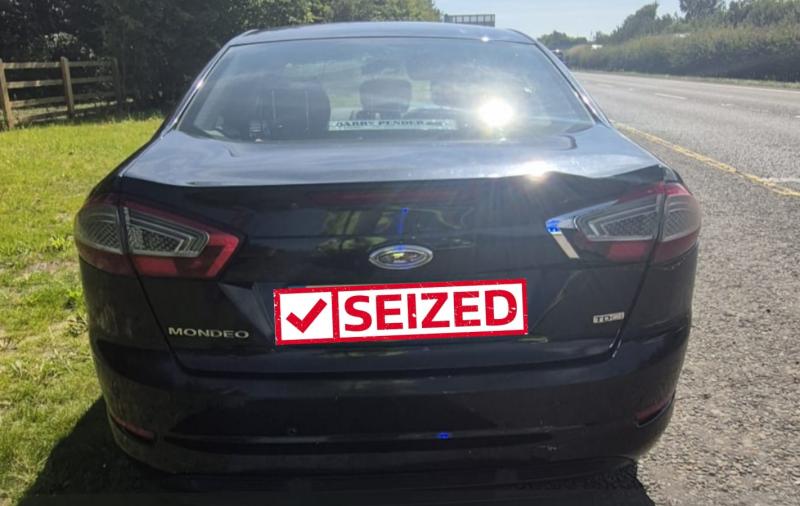 Laois Garda&iacute; call 'bingo' as car seized with full house of offences