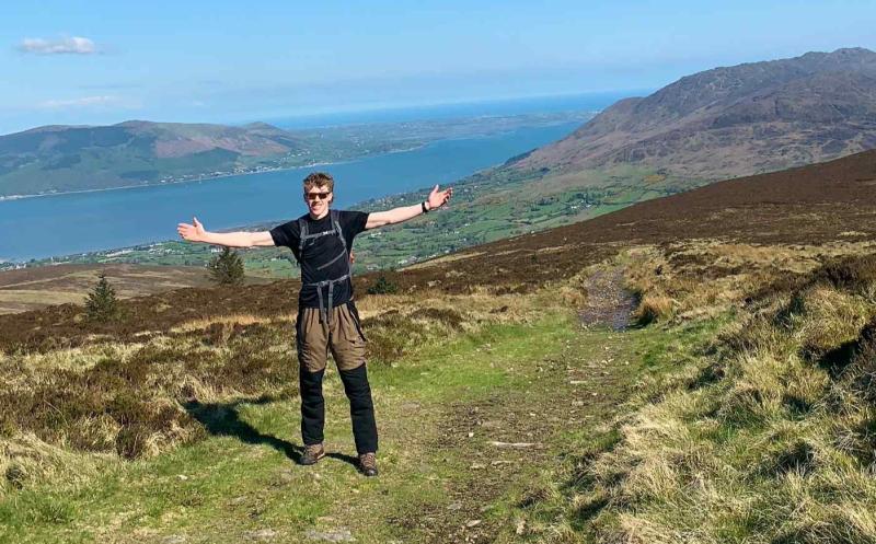 Laois hurler climbs the highest peak of every county