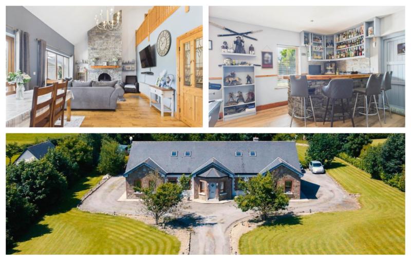 PICTURES: See inside this dream home in Laois with bar and office 