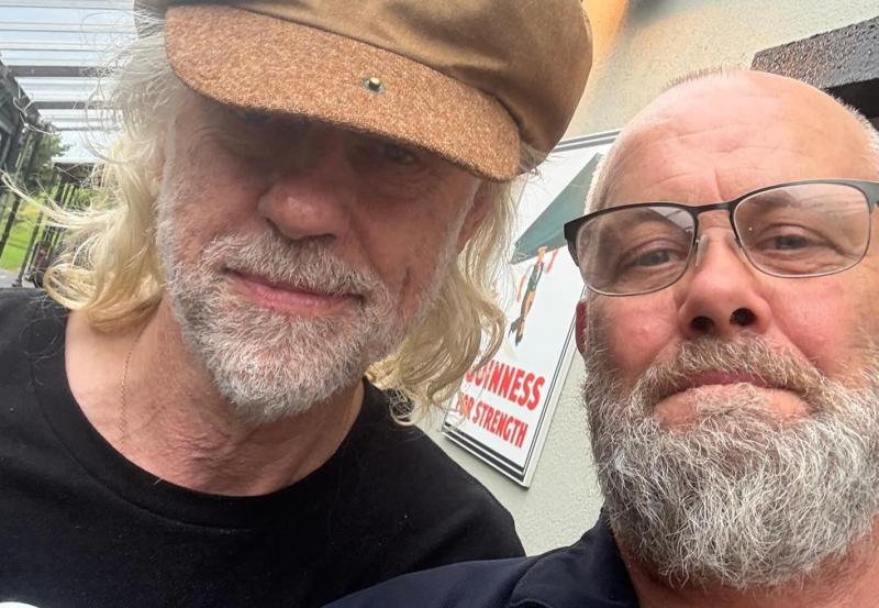 Irish rockstar and justice activist in surprise stop in Laois pub