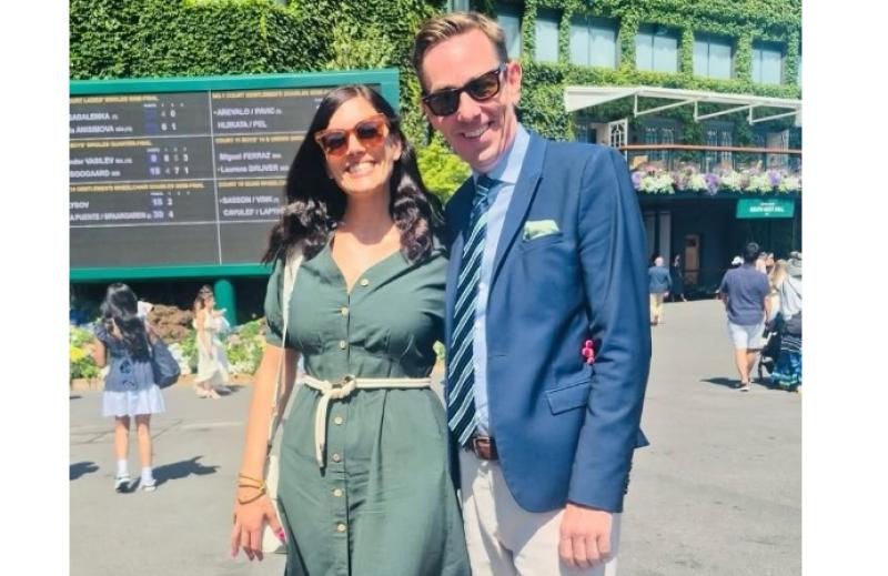 Tubridy's fiancée visits wedding department in Laois charity shop