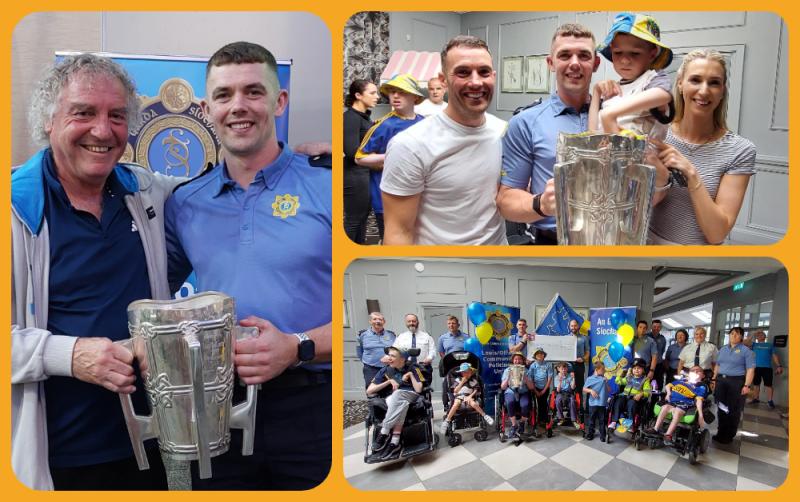 PICTURES: All Ireland champion Tipperary hurling captain honoured by Laois Offaly Gardaí