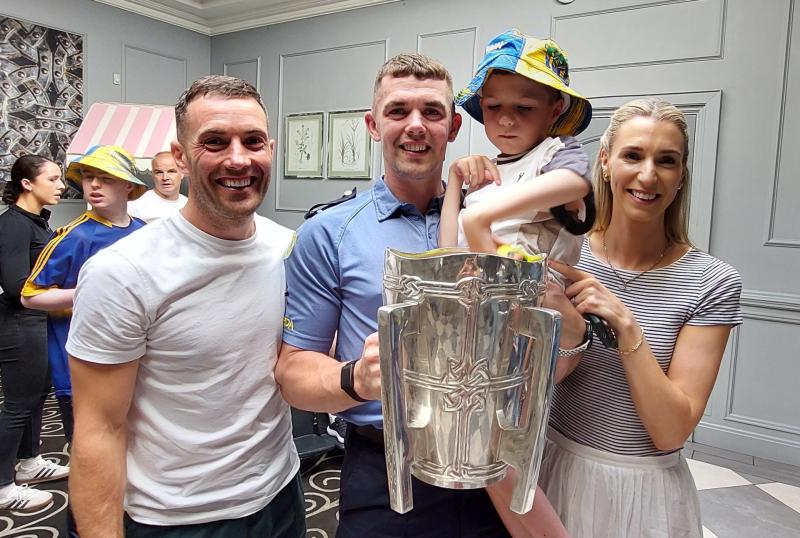 Heroic Laois Garda and Tipp hurling captain meets Little Blue Heroes