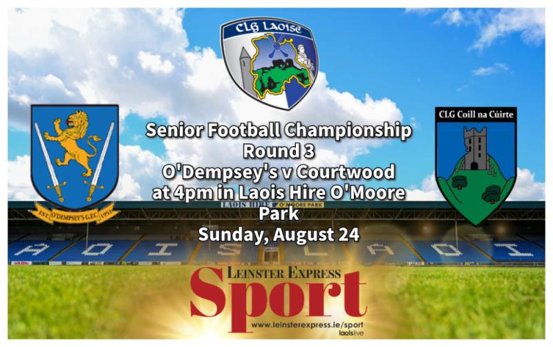 LIVE BLOG: Neighbours clash as Courtwood face O’Dempsey’s for a quarter-final spot in the Laois GAA SFC