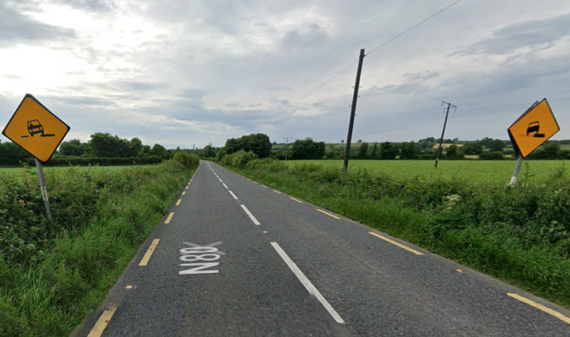 BREAKING: N80 impassable near Laois Offaly border after crash