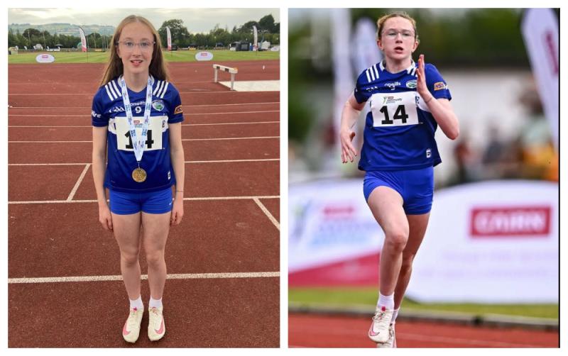 Young Laois athlete strikes gold at Community Games in Carlow