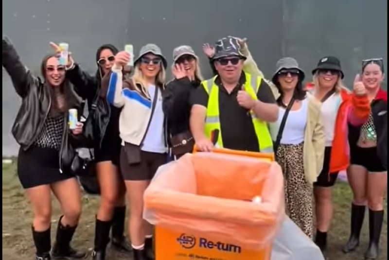 Re-Turn jackpot: Laois GAA club 'delighted' after 70k bottle collection at Electric Picnic