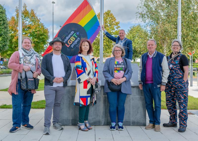 Flag is raised: Laois Pride Festival officially underway!