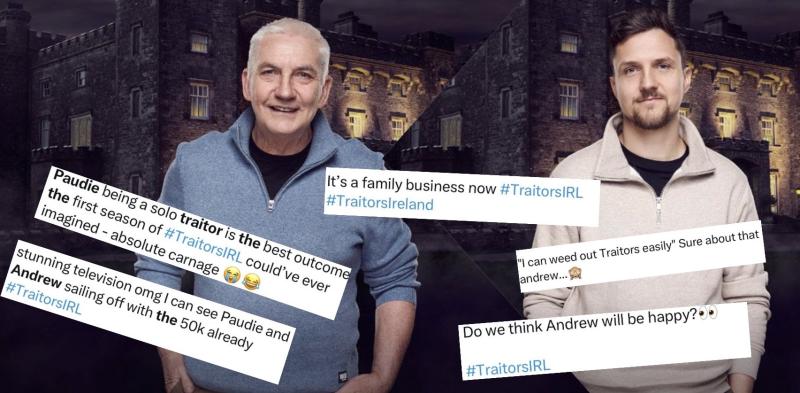 'It is blackmail': Last remaining Traitor in hit RTÉ show issues ultimatum to Faithful son