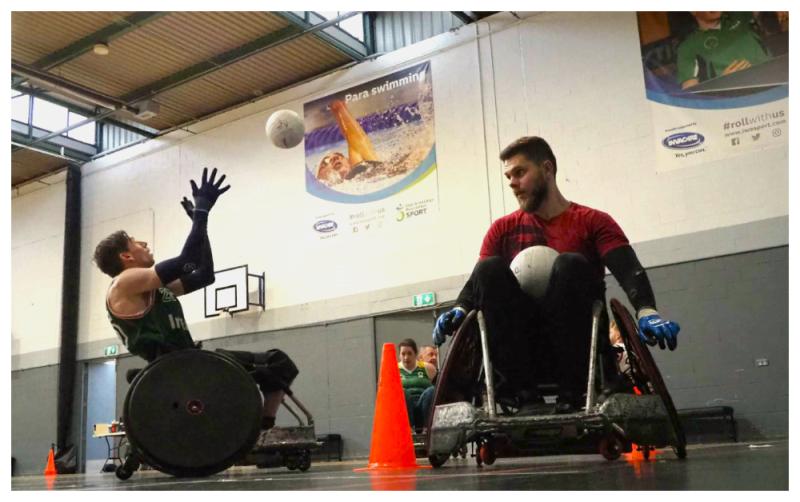 Portlaoise athlete's incredible journey to Wheelchair Rugby European Championships