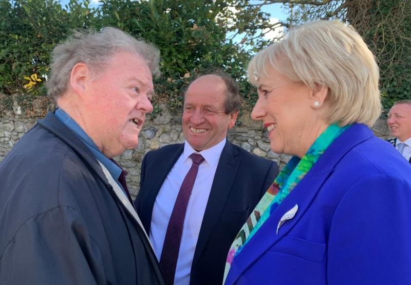 Presidential candidate Heather Humphreys calls to Laois for votes
