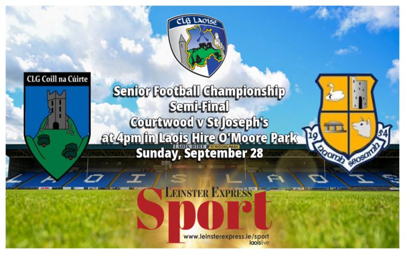 LIVE BLOG: 2023 champions St Joseph's face Courtwood for a spot in this year's Laois SFC County Final