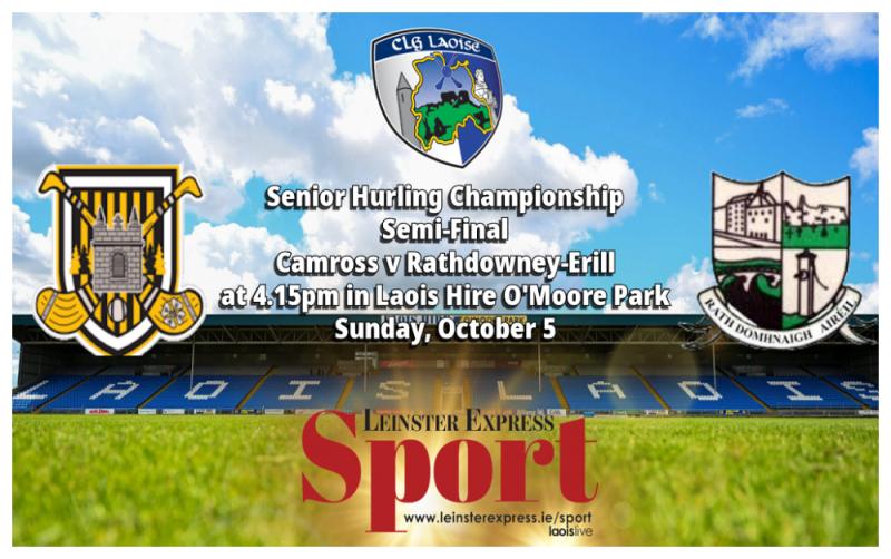 LIVE BLOG: Two of Laois GAA's finest clash as Camross and Rathdowney-Errill collide