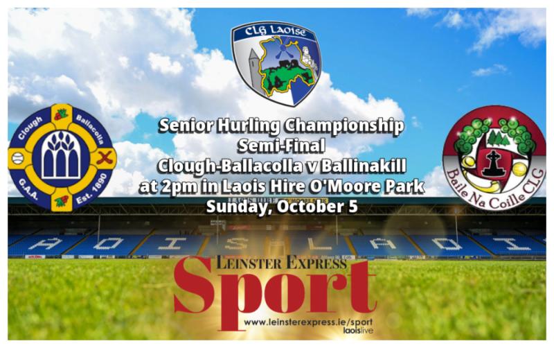 LIVE BLOG: County Final place on the line as reigning champions Clough-Ballacolla face Ballinakill