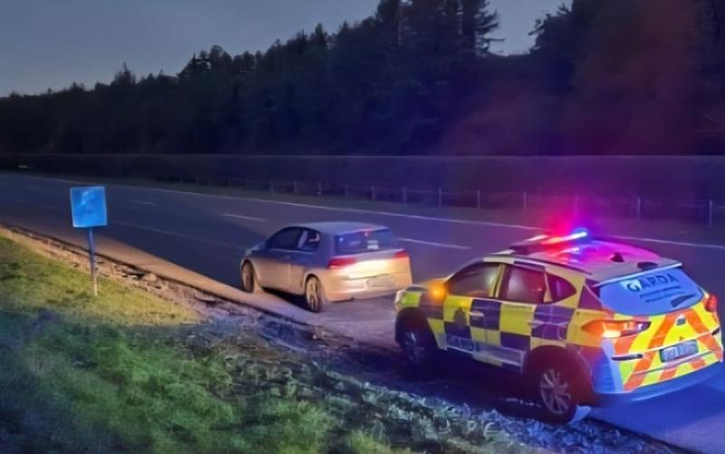 'Highly intoxicated' learner driver detected at 154kph on Laois motorway