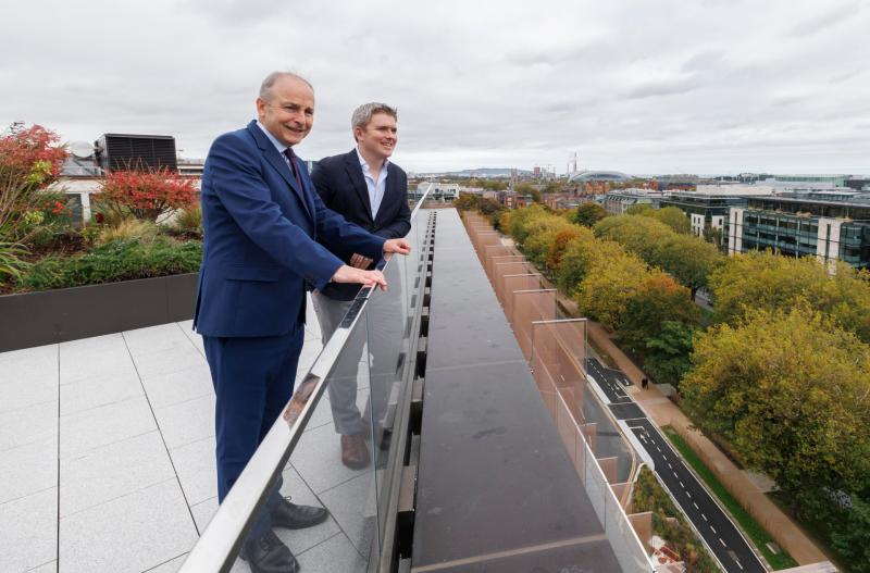 Abbeyleix House and Farm owner joined Taoiseach for Stripe's new Dublin office opening