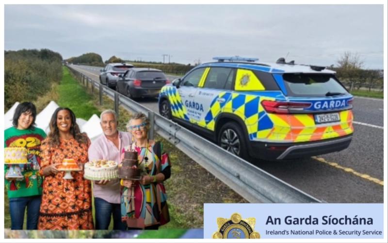 Laois gardaí's Bake Off-style post goes viral after 'baked' driver arrested on M7 motorway