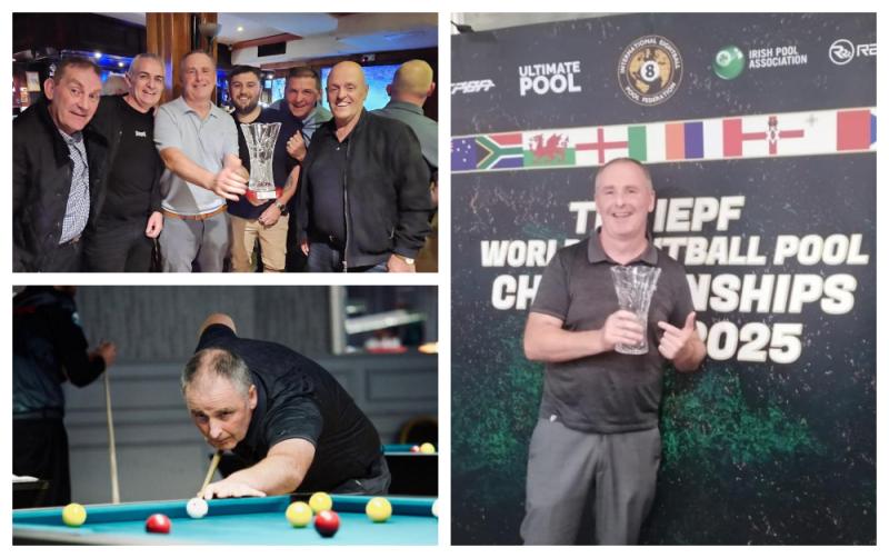 Laois cue star triumphs at IEPF World 8-Ball Masters Over-50 Championship