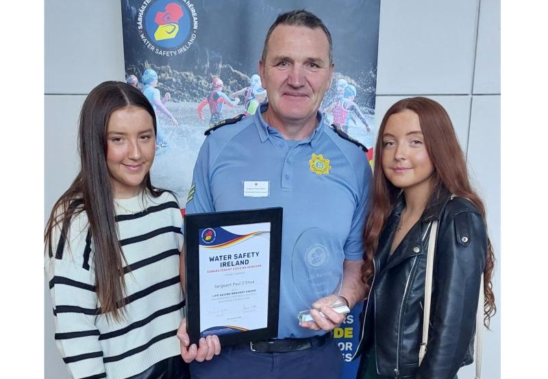 Laois Garda Sergeant saved male from drowning in Barrow River