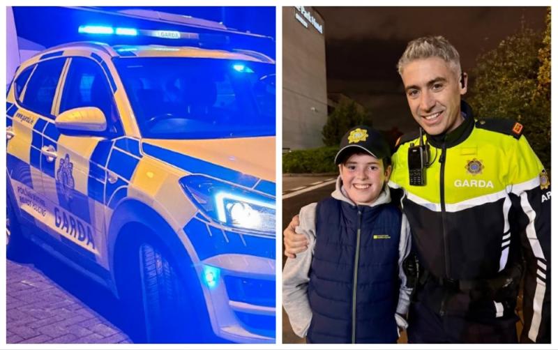 Heartmelting 'community moment' as Garda meets boy born after emergency escort 12 years on