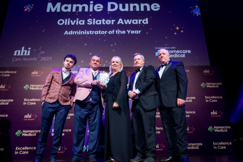 Laois nursing home worker receives national recognition for excellence