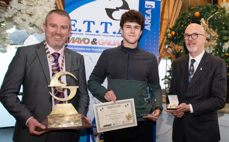Laois Leaving Cert student named national 'Young Engineer of the Year' for top marks