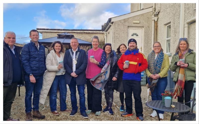 Laois villagers turn out for successful launch of new trail app